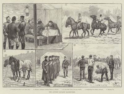 De Herfst Cavalerie Manoeuvres door Walter Paget
